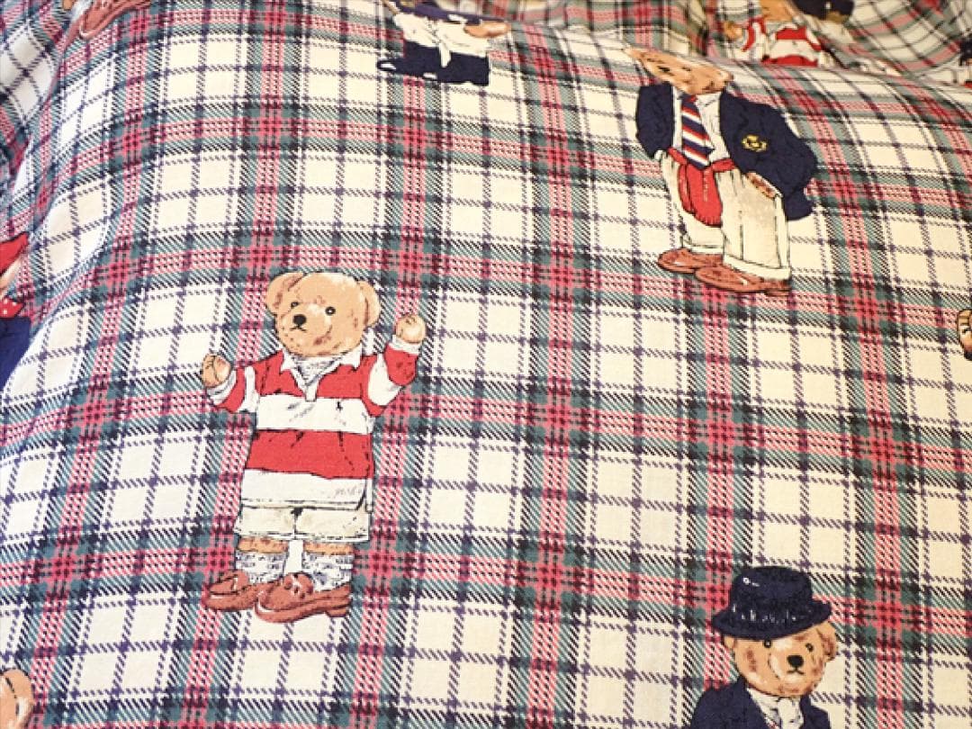 RALPH LAUREN ラルフロ ーレン ポロベアクッション☆美品☆