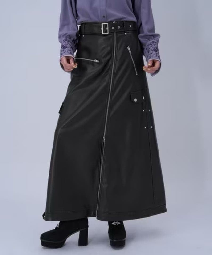 【未使用に近い】ライダースライクスカート HARE ハレ 完売品