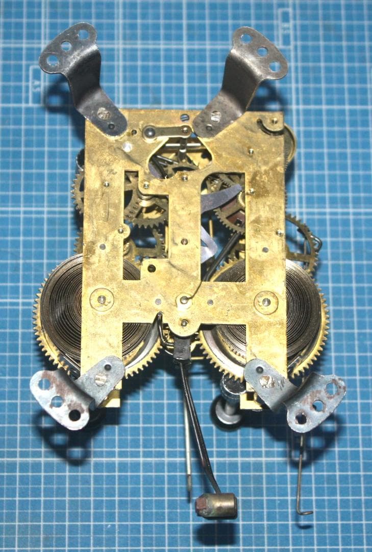 可動品 宮型　アイチ 柱時計　愛知時計　掛時計　キンコン打ち　昭和レトロ