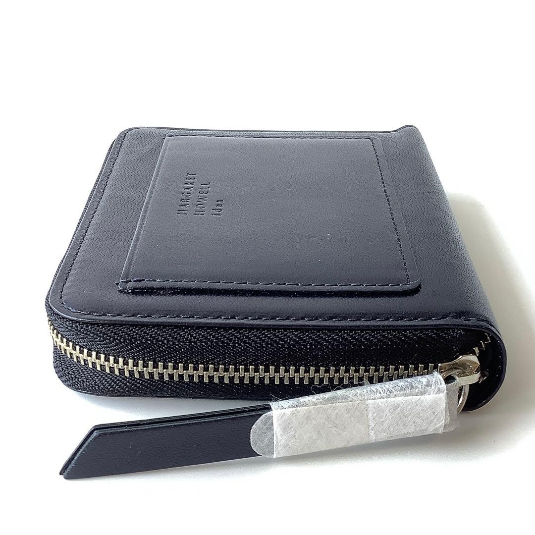 める様★新品★マーガレットハウエル★ピルモントラウンドジップ２つ折り財布★紺