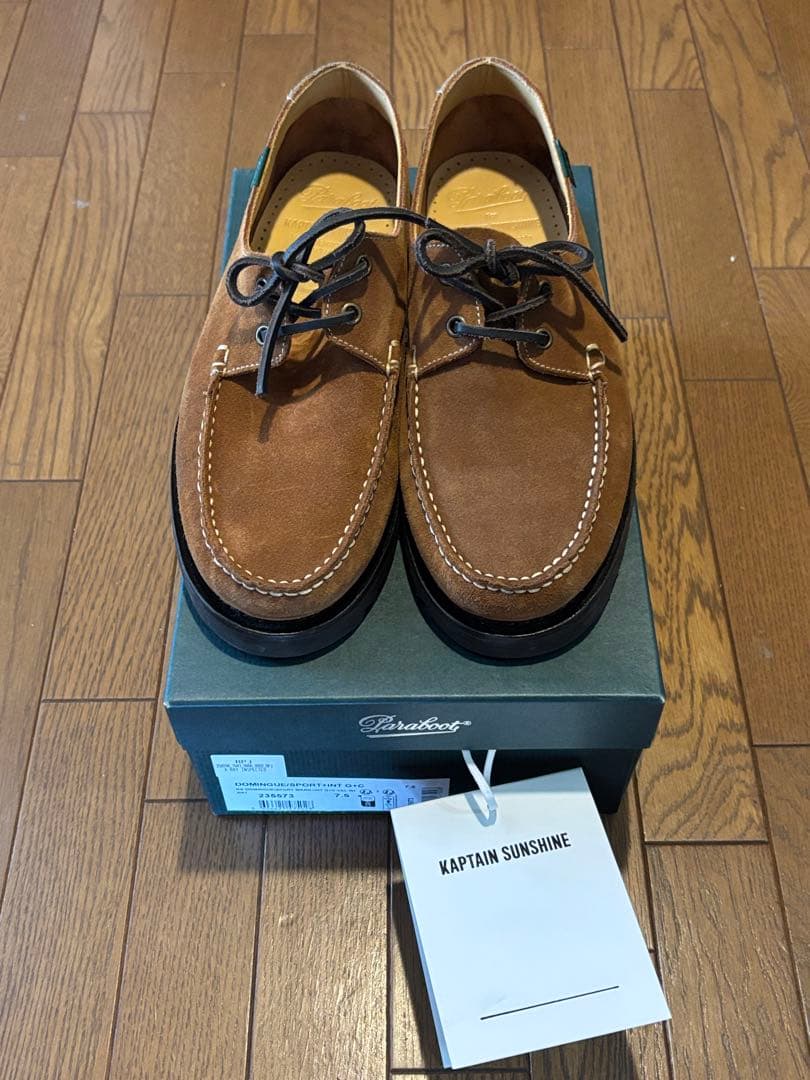靴 KAPTAIN SUNSHINE Paraboot Domingue UK7h