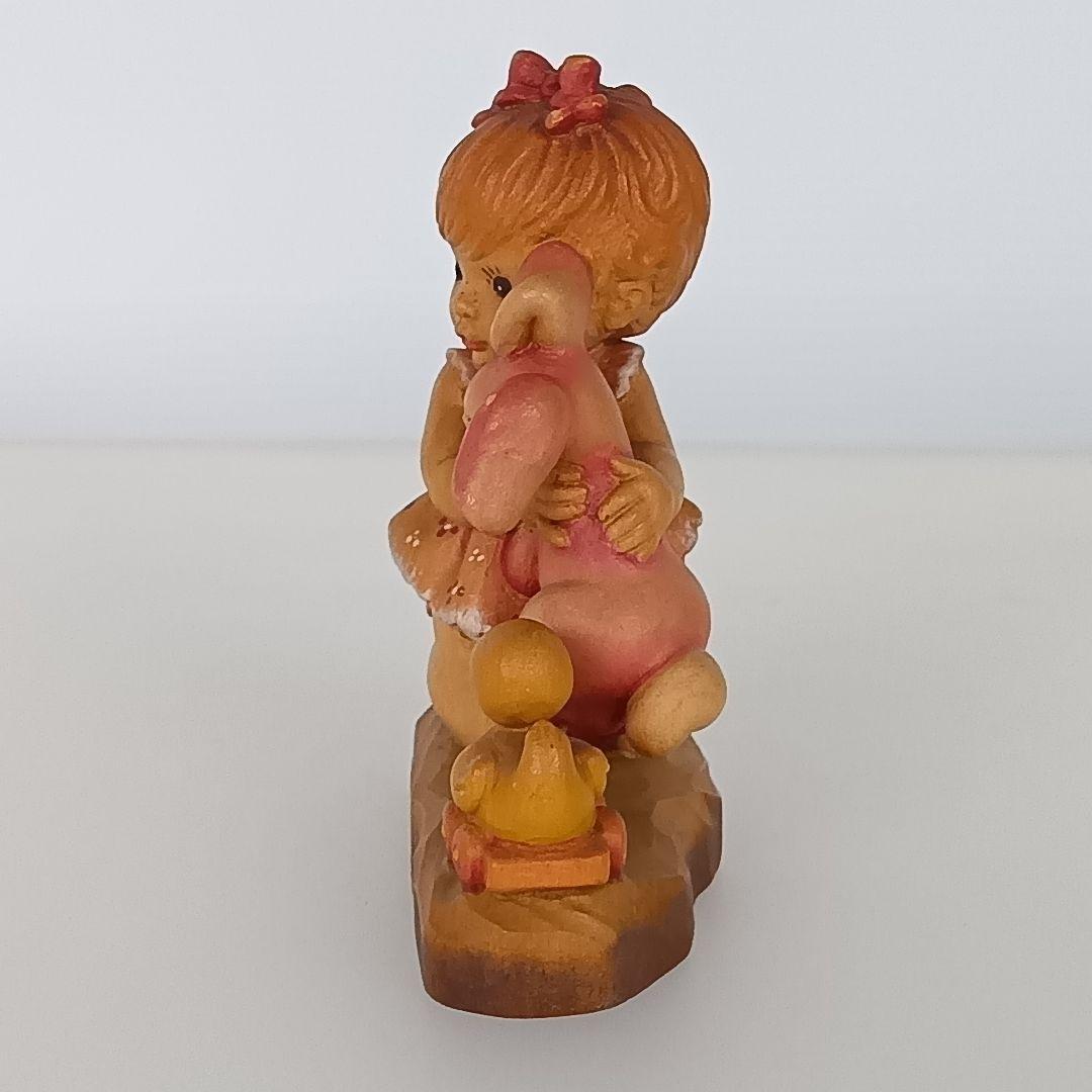 ANRI 木彫り人形 サラケイ サイン入り 613/4000 限定品