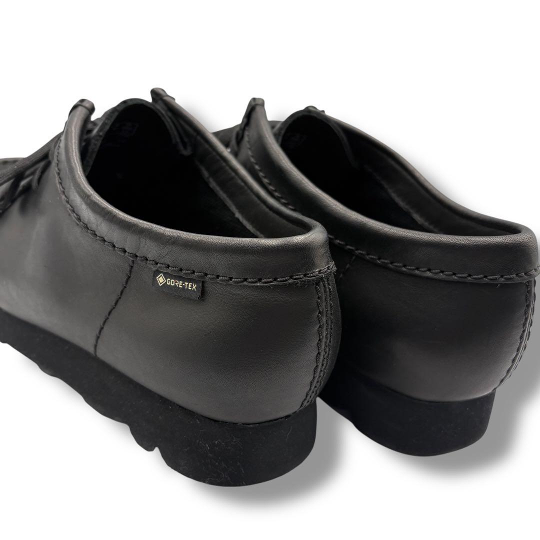 ☆極美品☆【Clarks】 ワラビー ゴアテックス レザー 黒 25.5cm