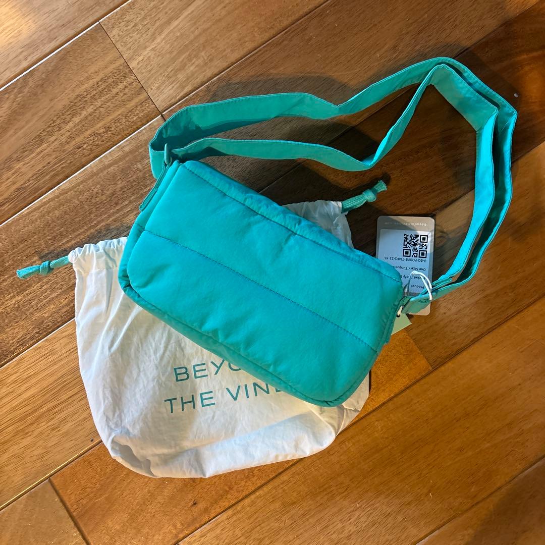 BEYOND THE VINES ショルダーバッグ アクアブルー　未使用品