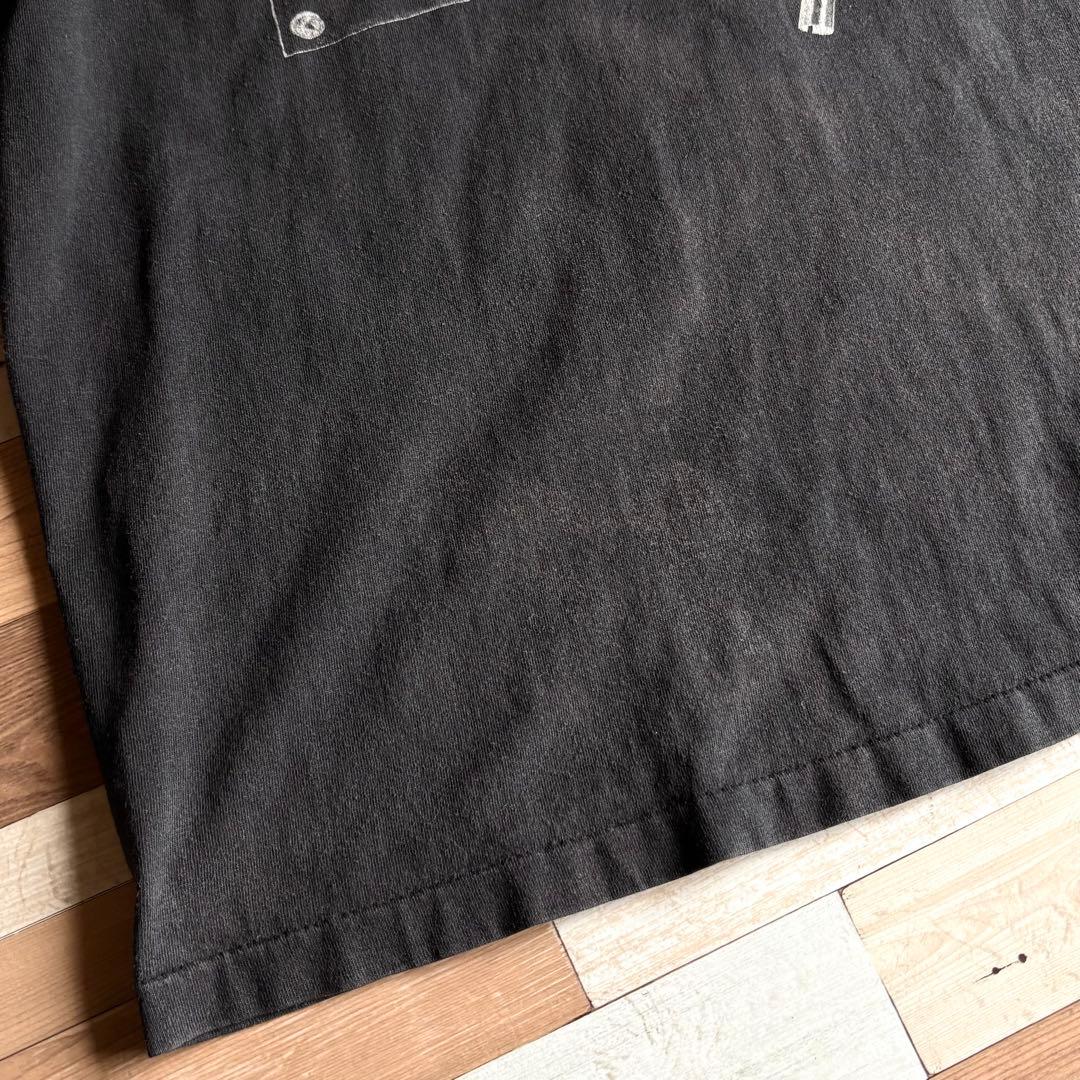 【XL】90s M.C.Escher 描く手 アートプリントTシャツ シングル