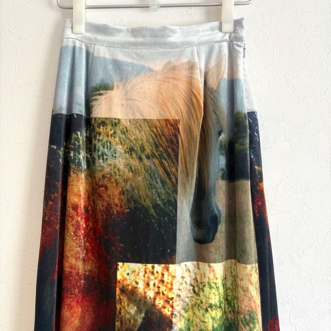 美品Silvia Conde Oliván×Ameri VELOUR SKIRT