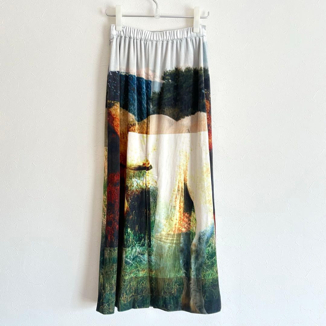 美品Silvia Conde Oliván×Ameri VELOUR SKIRT