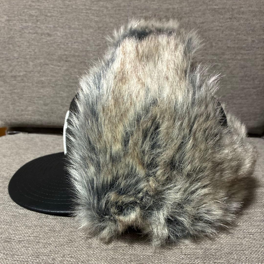 ニューエラ レザーキャップ 耳付きファーフラップ ニューヨークヤンキース　別注
