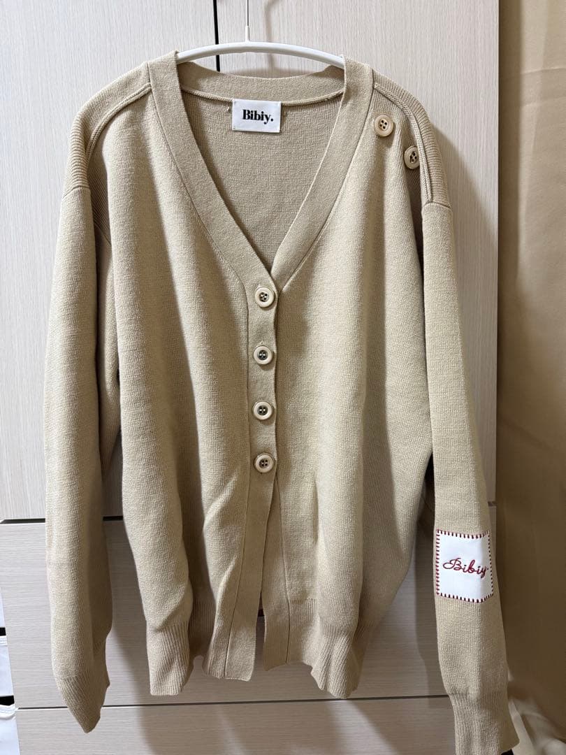 【公式購入】BIBIY. DINER CARDIGAN BEIGE
